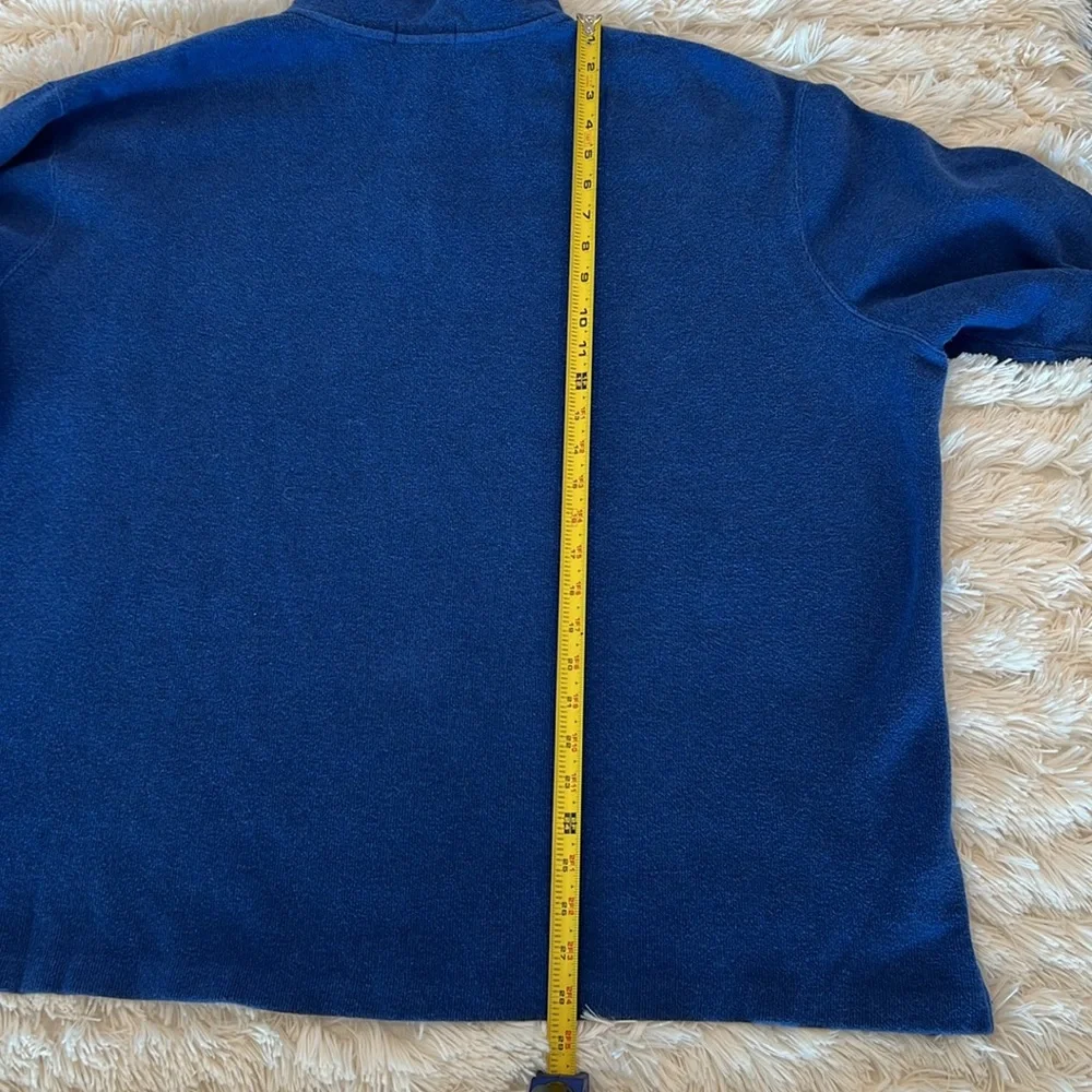 🎉Host Pick🎉Polo Ralph Lauren Men’s Royal Blue Quarter Zip Sweater Size XXL - Picture 9 of 11